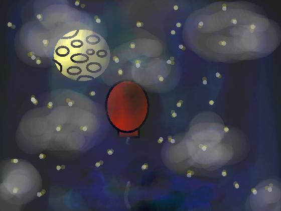 Night sky drawing