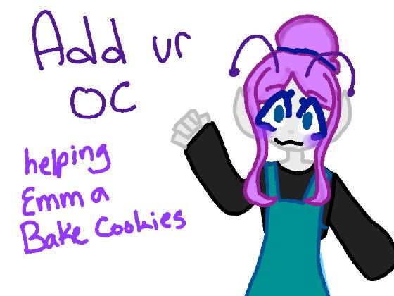 add ur oc baking cookies 1