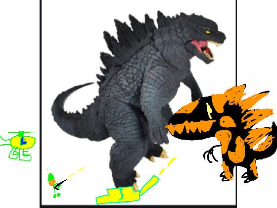 burnig godzilla test