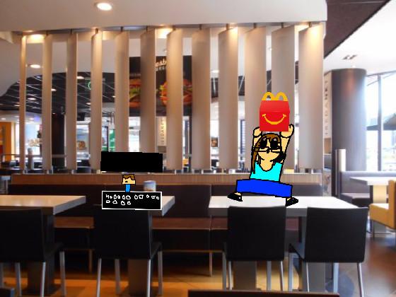 draw urself at McDonald’s  1