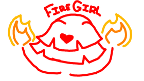 my fire girl logo