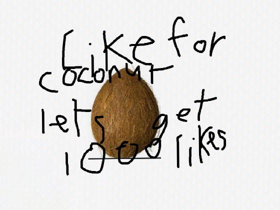 like this coconut for a nut