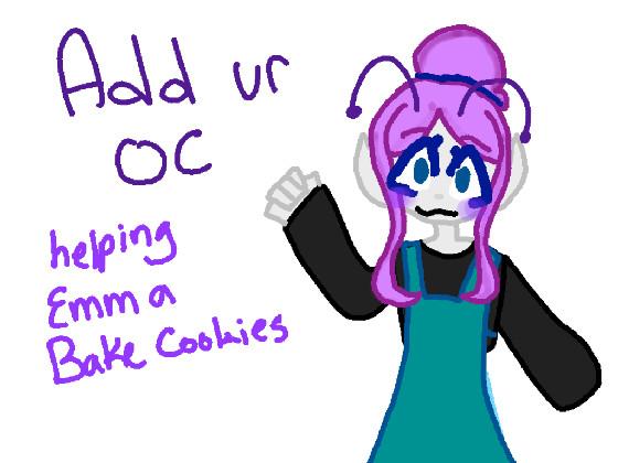 re:add ur oc baking cookies