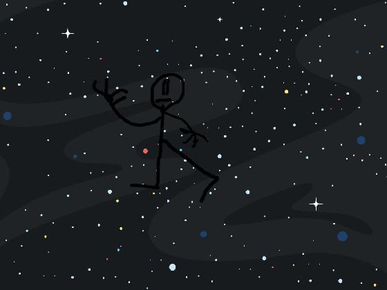 stickman in space!