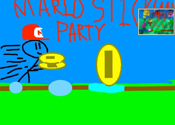 mario stickman party bord 2