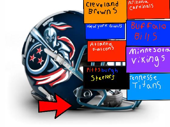 NFL concept helmets display 1