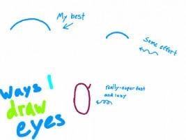 Ways I draw eyes