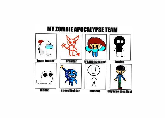 My Zombie Apocalypse Team