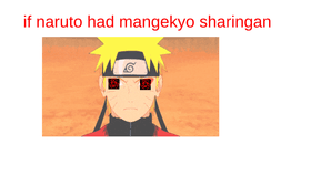 if naruto had mangekyo sharingan