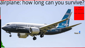airplane: how long can you survive?