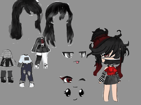 emo gacha life dress up