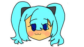 Miku droping by to say hi