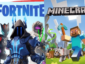 fortnight vs Minecraft 1