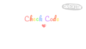 Check Code//To:Neko Blossom