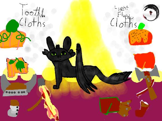 Toothless/Lightflury Dress Up 1