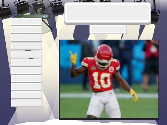 Tyreek Hill clicker