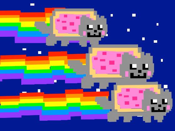 Nyan Cat x3 1 1