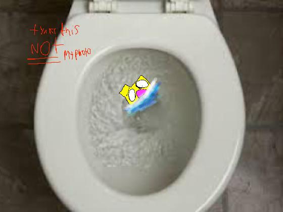 add your oc in the toilet