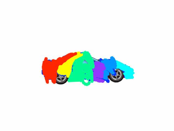 Rainbow car🚗🚨