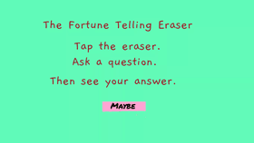 Fortune Telling Eraser