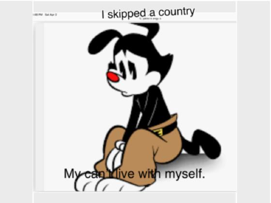 yakko is depressed 