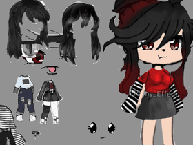 emo gacha life dress up