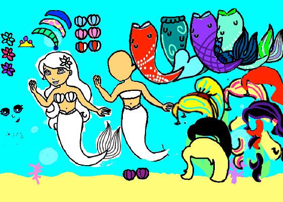 💧mermaid dressup💧 1 1 1