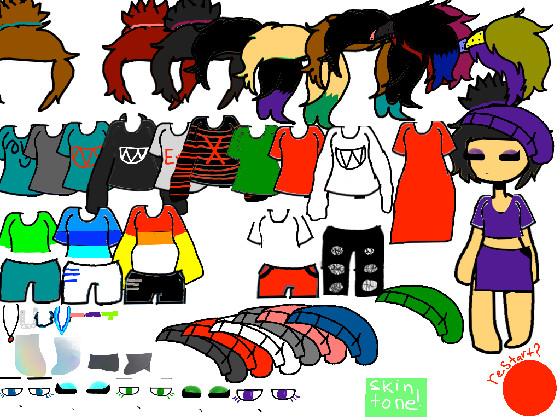 Emo girl dressup 1