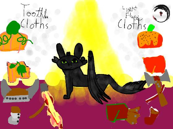 Toothless/Lightflury Dress Up 1