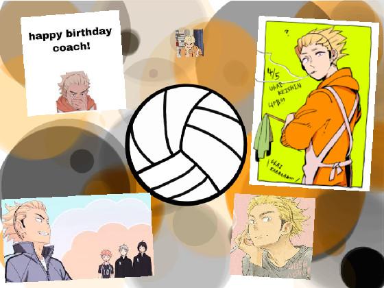 🏐🏐Its Ukai’s birthdayyy🏐