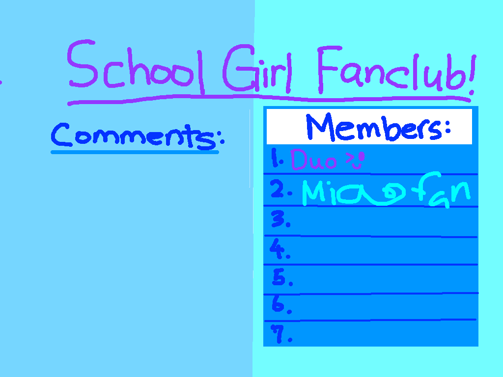 School Girl Fanclub  For duo