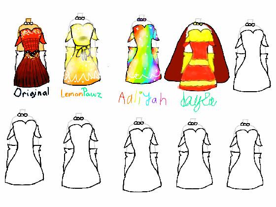 re:🏵design a dress🏵 1 2