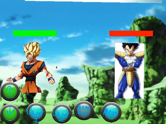 goku vs vegeta 1