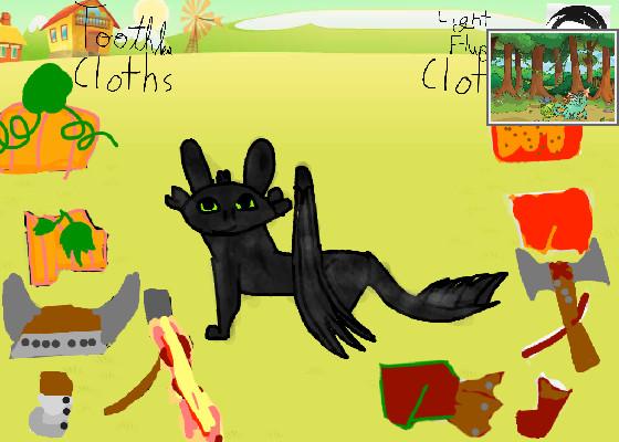 Toothless/Lightflury Dress Up 1 :)