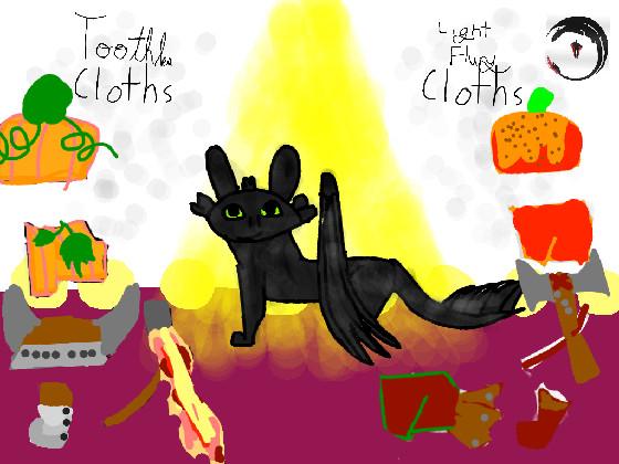 Toothless/Lightflury Dress Up 1