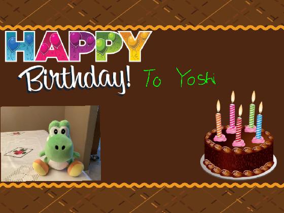 Happy Birthday Yoshi