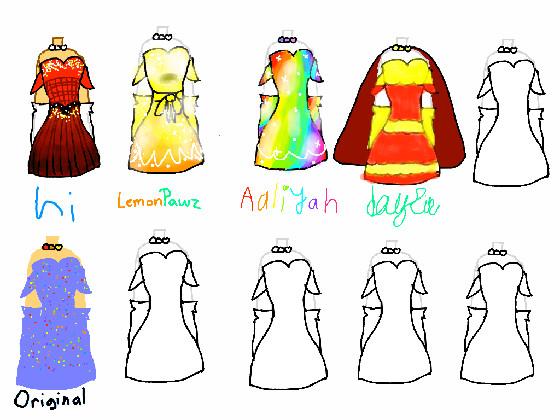 🏵design a dress🏵