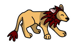 cartoon lion