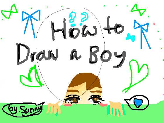 How to draw boy