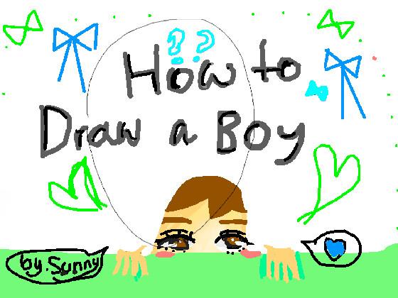 How to draw boy