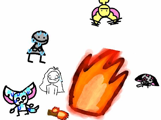 add your oc reacting to fire lol :> 1