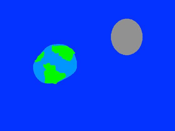 our earth just blue up