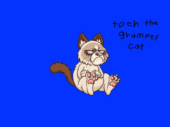 Touch the grumpy cat