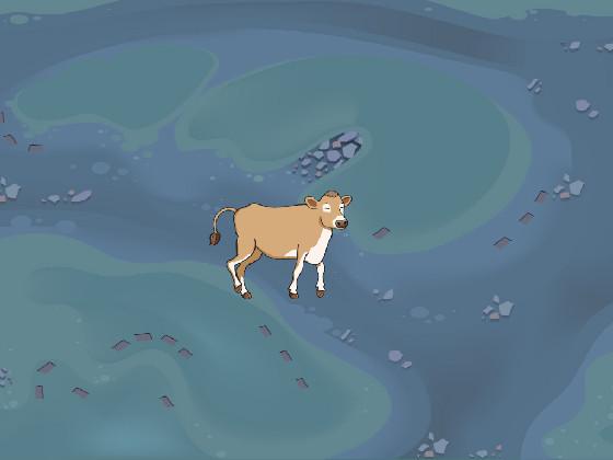 Tilting cow