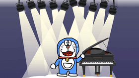 Doraemon's song in piano!