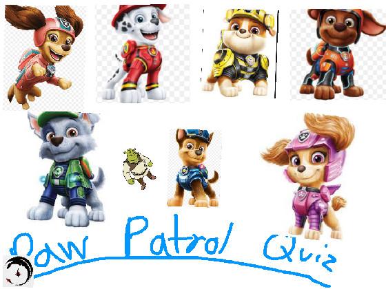 PAW Patrol Quiz 1 1