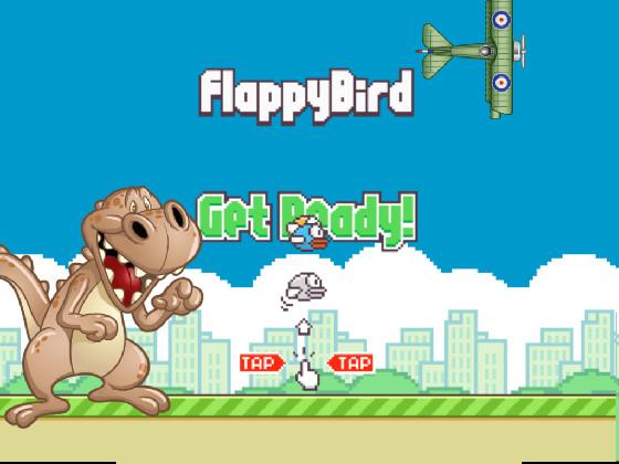 Flappy Bird with dino