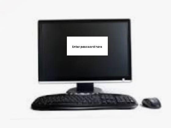 try and guess the password