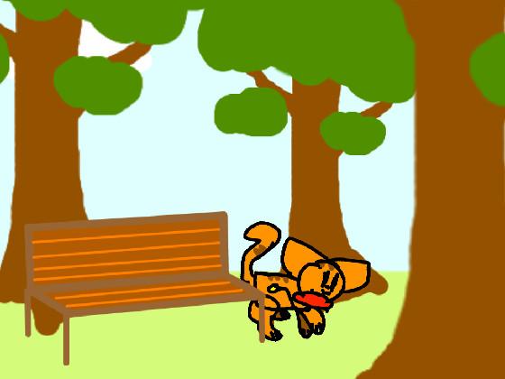 rusty/firepaw in the park