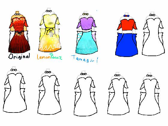 re:🏵design a dress🏵 1 1